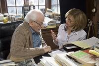 Eli Wallach and Nancy Meyers on the set of "The Holiday."