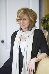 Nancy Meyers on the set of "The Holiday."