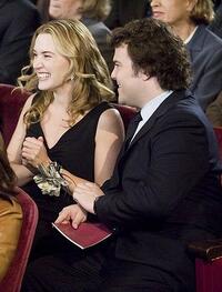 Kate Winslet and Jack Black in "The Holiday."
