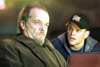 Jack Nicholson and Matt Damon in "The Departed."