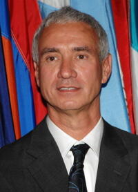 Producer Roland Emmerich at the N.Y. premiere of "Trade."