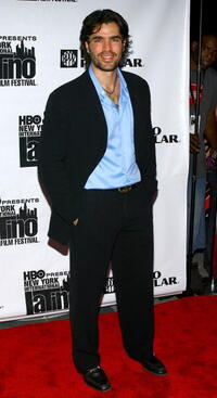 Actor Eduardo Verastegui at the pre-screening party of "Bella" during the New York Latino Film Festival.