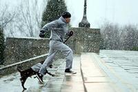 Sylvester Stallone does his workout in "Rocky Balboa."