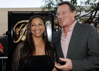 Debbie Allen and producer Gary Lucchesi at the California premiere of "Fame."