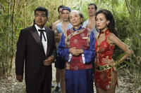 Diedrich Bader, James Hong, George Lopez, Maggie Q and Brandon Molale in "Balls of Fury."