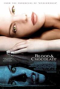 Poster art for "Blood and Chocolate."
