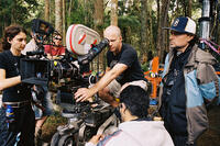 Director Gabor Csupo and Crew on the set of "Bridge to Terabithia."