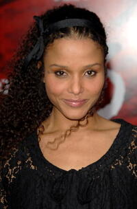 Actress Sydney Tamiia Poitier at the L.A. premiere of "The Number 23."
