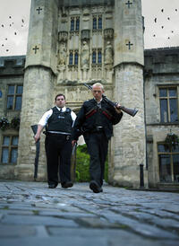 Nick Frost and Simon Pegg in "Hot Fuzz."