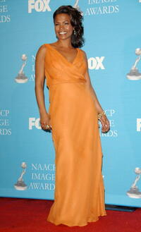 "Premonition" star Nia Long at the 38th annual NAACP Image Awards in L.A.