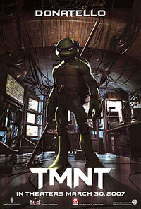 Poster art for "Teenage Mutant Ninja Turtles."