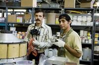 Casey Affleck as Virgil Malloy and Luis Chavez as Nestor in "Ocean's Thirteen."