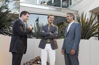 Matt Damon, Brad Pitt and George Clooney in "Ocean's Thirteen."