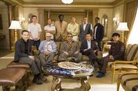 Eddie Jemison, Casey Affleck, Carl Reiner, Scott Caan, Bernie Mac, Elliott Gould, Brad Pitt, George Clooney, Matt Damon, Don Cheadle and Shaobo Qin in "Ocean's Thirteen."