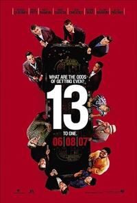 Poster art for "Ocean's Thirteen."