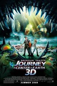 Poster art for "Journey to the Center of the Earth 3D."