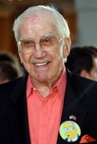 Ed McMahon at the L.A. premiere of "The Simpsons Movie."