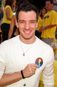 JC Chasez at the L.A. premiere of "The Simpsons Movie."