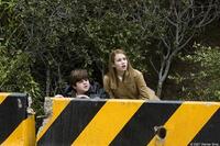 Josh Flitter and Emma Roberts in "Nancy Drew."