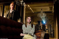 Marshall Bell and Emma Roberts in "Nancy Drew."