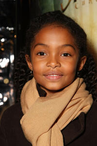 Actress Yara Shahidi at the L.A. premiere of "The Spiderwick Chronicles."