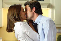 Hilary Swank and Patrick Dempsey in "Freedom Writers."