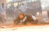 Leonardo DiCaprio and Djimon Hounsou in "Blood Diamond." 