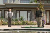 Robert Clarke and Cedric the Entertainer in "Code Name: The Cleaner."