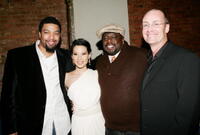 Lucy Liu and Cedric The Entertainer at the "Code Name: The Cleaner" premiere after party in New York.