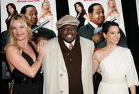 Nicollette Sheridan, Cedric The Entertainer and Lucy Liu at the New York premiere of "Code Name: The Cleaner."