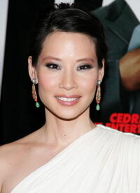 "Code Name: The Cleaner" star Lucy Liu at the New York premiere.