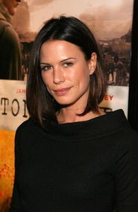 Actress Rhona Mitra at the Beverly Hills premiere of "Atonement."