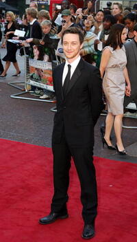 "Atonement" star James McAvoy at the London premiere.