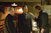 Director David Cronenberg, Viggo Mortensen and Vincent Cassel on the set of "Eastern Promises."