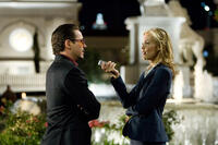 Robert Downey Jr. and Leslie Bibb in "Iron Man."
