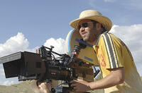 Director Dave Meyers on the set of "The Hitcher."