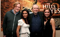 Writer Jonathan Craven, actress Daniella Alonso, director Wes Craven and actress Jessica Stroup at N.Y. Comic Con to promote "The Hills Have Eyes 2."
