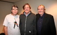 Author Stephen King, writer Jonathan Craven and director Wes Craven at N.Y. Comic Con to promote "The Hills Have Eyes 2."