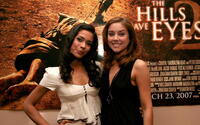 Actress Daniella Alonso and actress Jessica Stroup at N.Y. Comic Con to promote "The Hills Have Eyes 2."