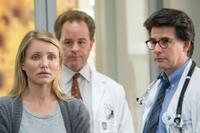 Cameron Diaz as Sara, Chris Kinkade as Dr. Nyguen and David Thornton as Dr. Chance in "My Sister's Keeper."