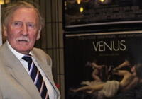 British actor Leslie Phillips at the London premiere of "Venus."