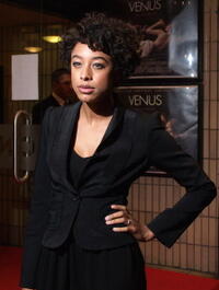 British singer Corinne Bailey Rae at the London premiere of "Venus."
