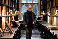 Director David Yates on the set of "Harry Potter and the Half-Blood Prince."