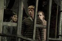 Daniel Radcliffe as Harry Potter, Rupert Grint as Ron Weasley and Emma Watson as Hermione Granger in "Harry Potter and the Half-Blood Prince."