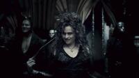 Dave Legeno as Fenrir Greyback and Helena Bonham Carter as Bellatrix Lestrange in "Harry Potter and the Half-Blood Prince."