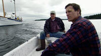 Eben (Thomas Hildreth) and Popper (Philip Baker Hall) return from fishing in "Islander."