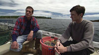 Eben (Thomas Hildreth) and Wyatt (Zach Batchelder) out fishing in "Islander."