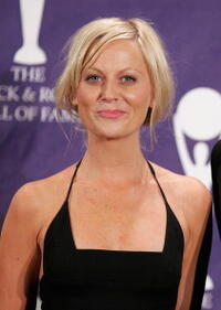 "Blades of Glory" star Amy Poehler at the 22nd annual Rock and Roll Hall of Fame Induction Ceremony in N.Y.
