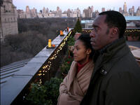 Jada Pinkett Smith and Don Cheadle in "Reign Over Me."
