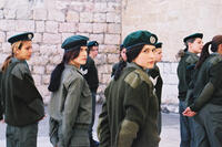 A group of Israeli female soldiers in "Close to Home."